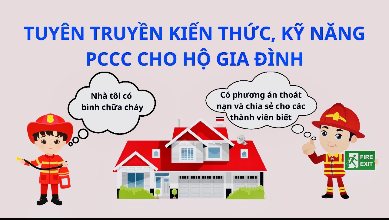 Tuyên truyền Phòng cháy, chữa cháy và cứu nạn, cứu hộ - Đối với hộ gia đình
