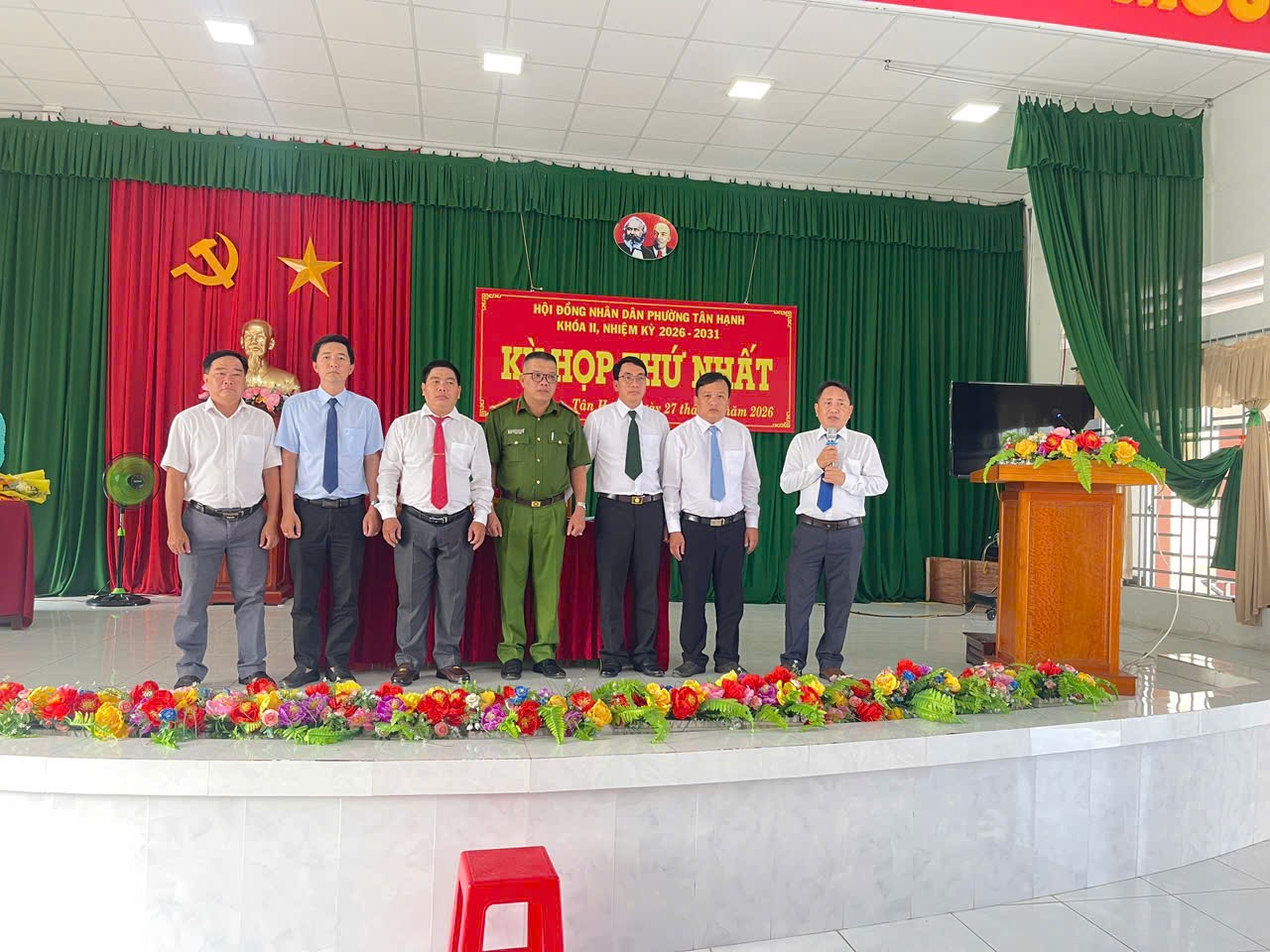 KỲ HỌP THỨ NHẤT
HỘI ĐỒNG NHÂN DÂN PHƯỜNG TÂN HẠNH KHÓA II,
NHIỆM KỲ 2026–2031
