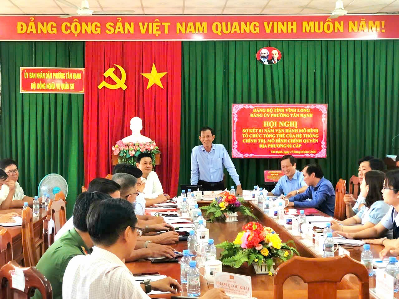 PHƯỜNG TÂN HẠNH TỔ CHỨC HỘI NGHỊ SƠ KẾT 01 NĂM VẬN HÀNH MÔ HÌNH CHÍNH QUYỀN ĐỊA PHƯƠNG 02 CẤP