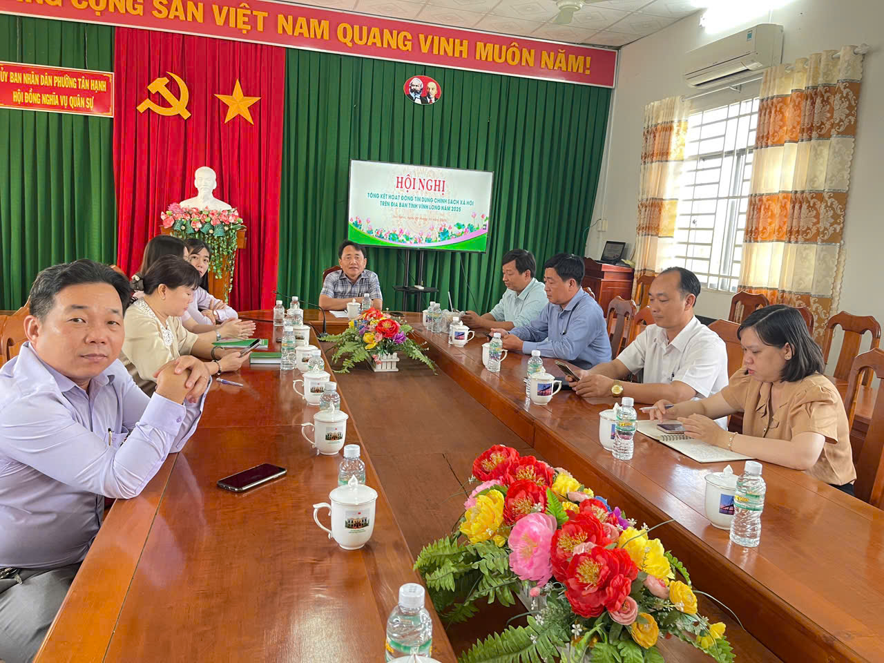 TỔNG KẾT HOẠT ĐỘNG TÍN DỤNG CHÍNH SÁCH ĐỐI VỚI NGƯỜI NGHÈO VÀ CÁC ĐỐI TƯỢNG CHÍNH SÁCH KHÁC TẠI PHƯỜNG TÂN HẠNH, NĂM 2025